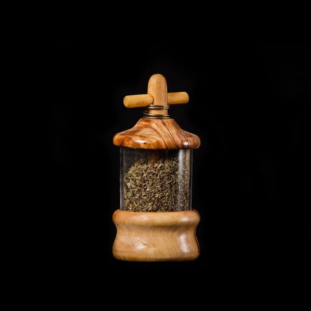 Moulin à épices - Le travail Artisanal du Bois d'Olivier 